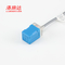 Plástico azul de proximidad del cuadrado del ABS de alta velocidad inductivo rectangular del sensor para el sensor de movimiento