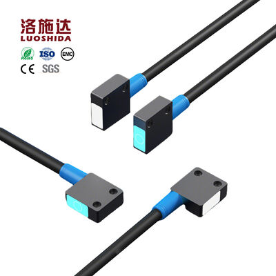 Q14 Sensor láser fotoeléctrico difuso NPN/PNP/NO/NC Distancia de detección de 100 mm/300 mm IP65 No descargable